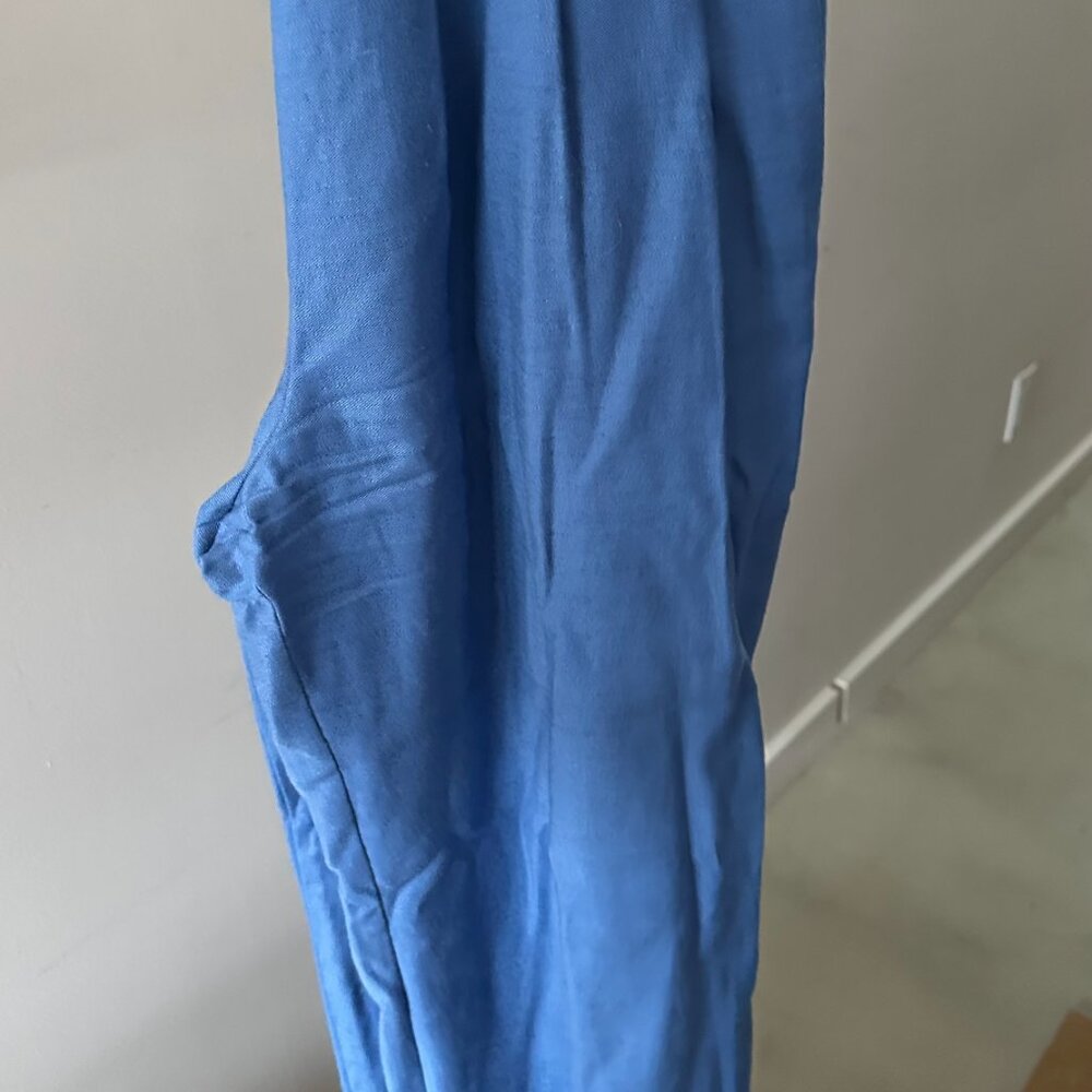 Sezane Loulou Pant in Vintage Blue